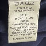 J.O.A. Sunny Sensation Navy Blue Striped Off-the-Shoulder Romper Photo 4