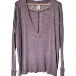 Free People We The Ocean View Purple Oversized Boho Sweater size S Photo 0