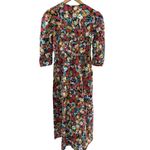 Hunter Bell  Patterson Puff‎ Sleeve Floral Midi Dress Multicolor Roses Size 2 Photo 10