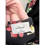 Aritzia Wilfred  Sleeveless Floral Print Crop Wide Leg Jumpsuit Black Women's 00 Photo 3
