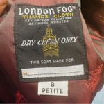 London Fog Blue Trench Coat Elegant Tailored Style Photo 5