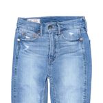 Gap  High Rise Vintage Slim Jeans Light Wash Distressed Women’s 25 / 0 Petite Photo 3