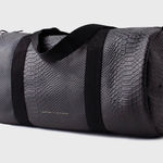 Ampersand As Apostrophe Leather OG Duffle Bag – Black Python (NWT) Photo 0