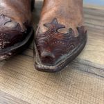 Tony Lama  Santa Fe Western Boots Vaquero Leather Wing Tip Brown Photo 3