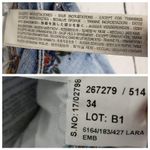 ZARA  Z1975 Floral Embroidered Ankle Frayed Jeans Size 2 Photo 8