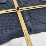 Elizabeth and James Sweater Women XX Large Blue Open Knit V Neck Button Cardigan Photo 6