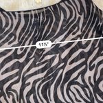 New York & Co. Zebra Print Vintage Mesh Sheer Tank Photo 3