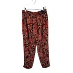J.Crew Jamie Pant Floral Pull On Career Work Preppy Mid Rise NWT Womens Size 6 Photo 3