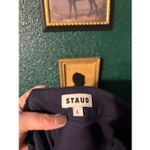 STAUD Navy Blue Knack Pull On Ankle Pants Sz Large Photo 2