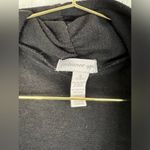 Ambiance Apparel Women's Black Open-Front Cardigan Small Lightweight Knit Photo 4