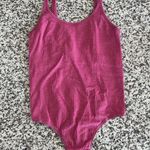 Lululemon Ebb to Street Bodysuit Light Support, B/C Cups in Pink Lychee Sz. 4 Photo 5