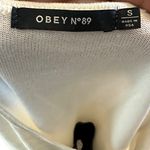 Obey  Lightweight Sweater nwot‎ Photo 2