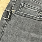 Zadig & Voltaire  Eva Gris Washed Black Mid Rise Skinny Jeans Skulls Grunge 27x32 Photo 4