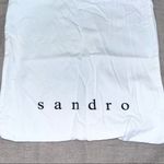 Sandro  Designer White Drawstring Dust Bag Photo 2
