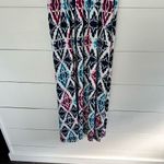 Ann Taylor Women’s Small Petite Multicolored Tank Dress Maxi Stretchy Photo 4