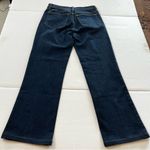 NYDJ Womens Size 4 Blue Dark Wash Denim Jeans Straight Tummy Tuck Five Pockets Photo 9