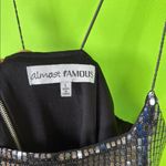 Almost Famous Silver Sequin Slip Mini Dress Photo 1