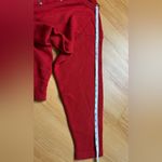 Laura Ashley Vintage 90s  Women's RED L Pure New Wool Cardigan Sweater Pockets Photo 4