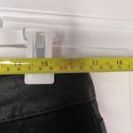 Paige  Aideen High Rise Mini skirt Coated Black Sheen Zipper Pockets Size 31 Punk Photo 10