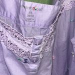 Plus Size Pastel Purple Dress Embroidered Flowers Lace Photo 1