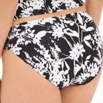 Tommy Hilfiger Womens Small Floral Hipster Bikini Bottoms Black White NWT Photo 1