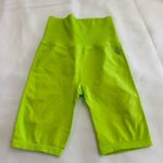 Free People Movement Good Karma Bike‎ Shorts Size XS Neon Green EUC Photo 0