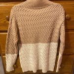 Color Block Sweater Tan Size M Photo 1