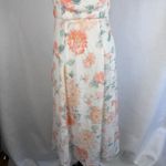 Abercrombie & Fitch Angel Sleeve Wrap Midi DressSmall CoralFloral Pink Vacation Photo 9