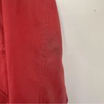 Modcloth Red Rain Coat Drop Lined Trench Coat XS cottagecore outdoor Rain Jacket Photo 4