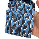 Like New Boden Laura Chain Link Jersey Knit Midi Dress Size 2 Blue Photo 6