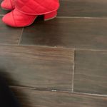 Red Knee High Boots size 6 new Photo 6