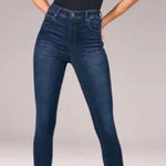 Abercrombie & Fitch  | Simone Dark Wash High Rise Super Skinny Denim Jeans, 27/4R Photo 0