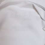 Wave Babe NEW  Silver Shimmer Metallic High Cut Swim Suit Bikini Bottom Small Photo 1