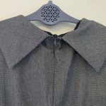 Tahari  Black and White Rolled Collar Sheath Dress Photo 5