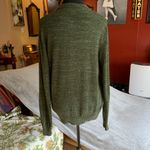 Gap  Marled Crew Sweater Unisex Size Medium Green Heather Photo 2