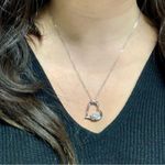 Sea Turtle Open Heart 925 Sterling Silver Pendant Necklace 18 Photo 5