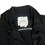 Anthropologie Women’s Blazer Black Satin Sleeveless Shorts Romper Size 2 Photo 3