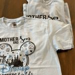  Mother Sz Lg Son Sz M Disney Partners For Life Cotton Matching Blue Shirt Photo 4