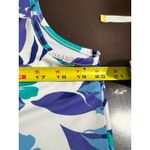 Columbia Sportswear Women's L/G Floral Sleeveless Tank Top Blue Green White Photo 6