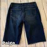 Paige size 27 denim jean Capri shorts EUC Photo 1