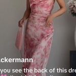 ZARA Pink Tie Dye Dress Photo 4