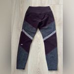 Alo Yoga  Women's Burgundy and Gray Leggings 🍷 Photo 2