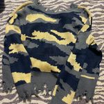 Boutique Distressed Camo Sweater  Photo 3