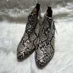 MIA  Snakeskin Pointed Toe Short Heel Ankle Bootie Boots Size 8.  B67 Photo 4