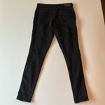 Levi's black denim distressed ripped 720 High Rise super skinny stretch jeans Photo 2