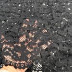 Victoria's Secret Victoria’s Secret Black Lace Sheer Mini Skirt Photo 1