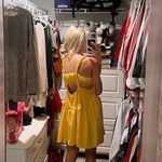 Amazon Yellow Tennis Dress With Shorts Small Photo 1