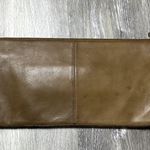BCBGMAXAZRIA  Brown Embossed Clutch on Chain Photo 7