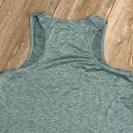 NWOT Real Essentials Sz M Racerback Tank Top Dry Fit Space Dye Green Size M Photo 3