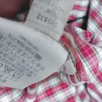 Lands' End  16 Red White Gingham Check Top Plus Photo 10